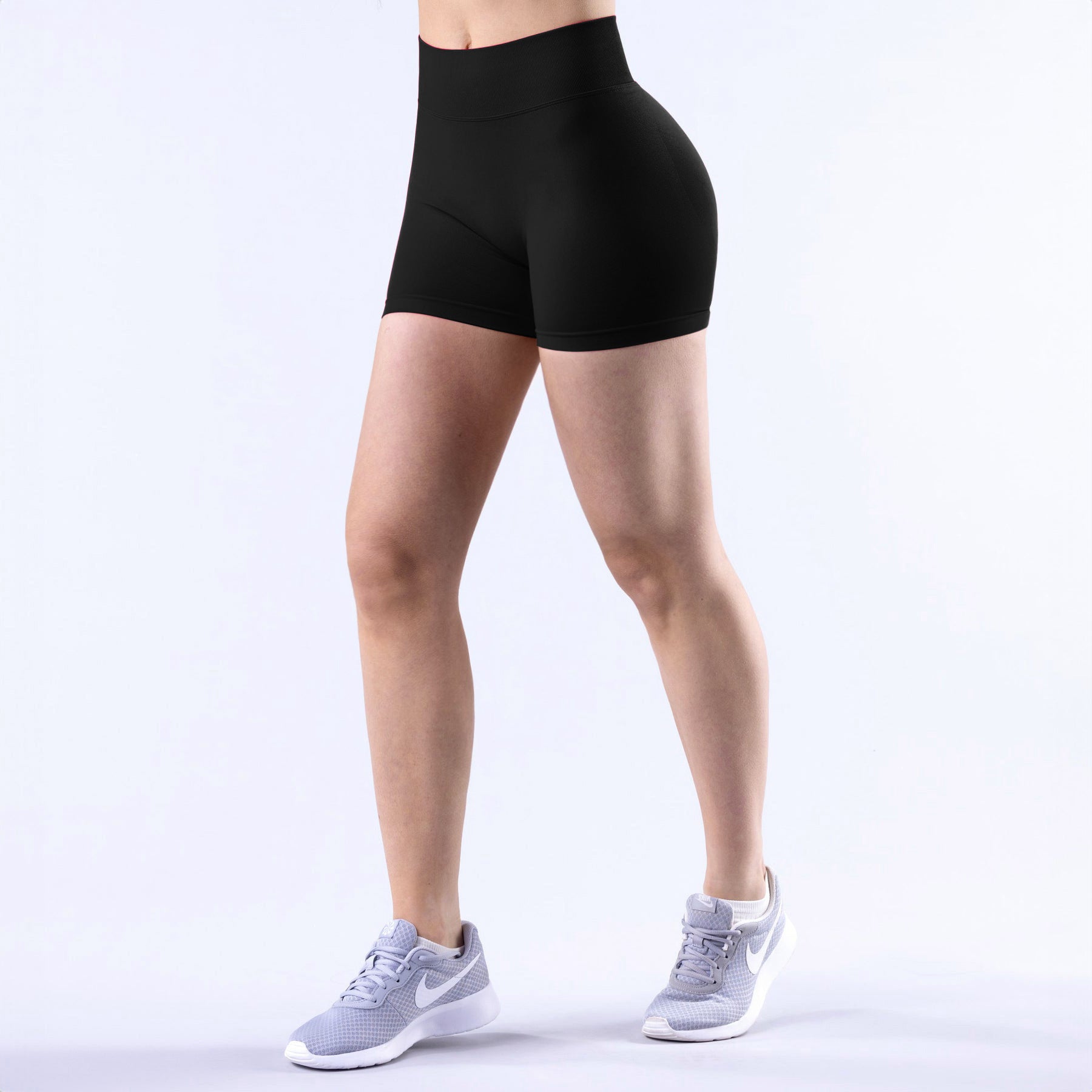 Seamless Low-Waisted Yoga Shorts