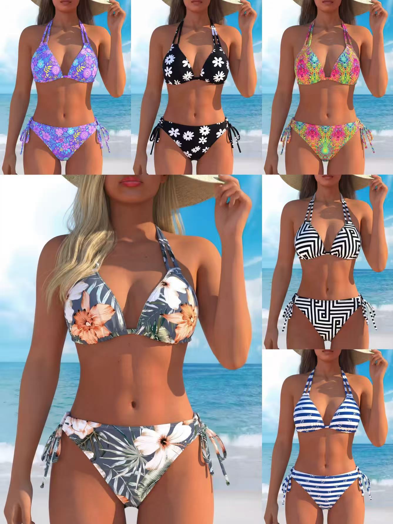 Women's Two-Piece Swimsuit Beach Bikini Set