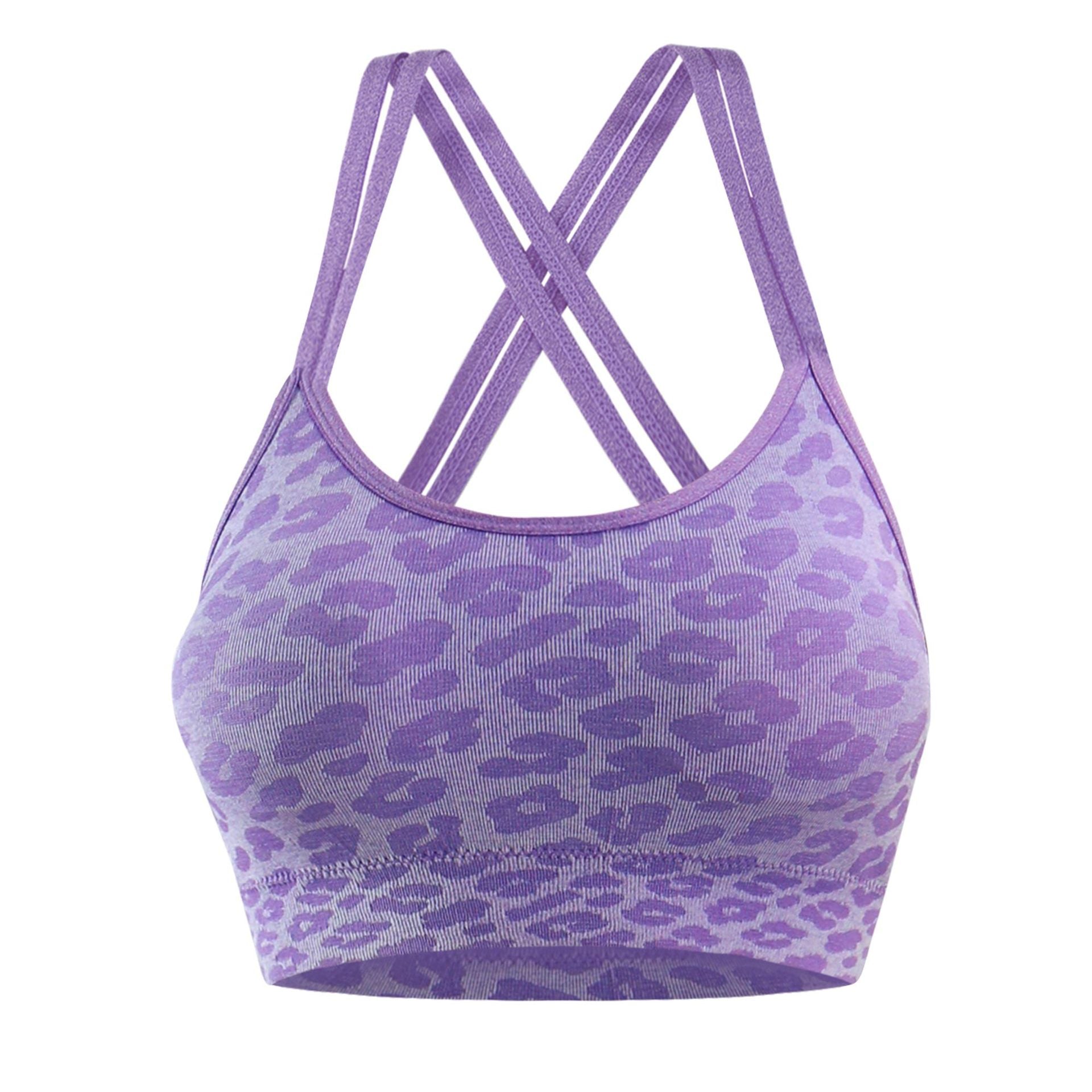 Seamless Push-Up Yoga Sports Bra