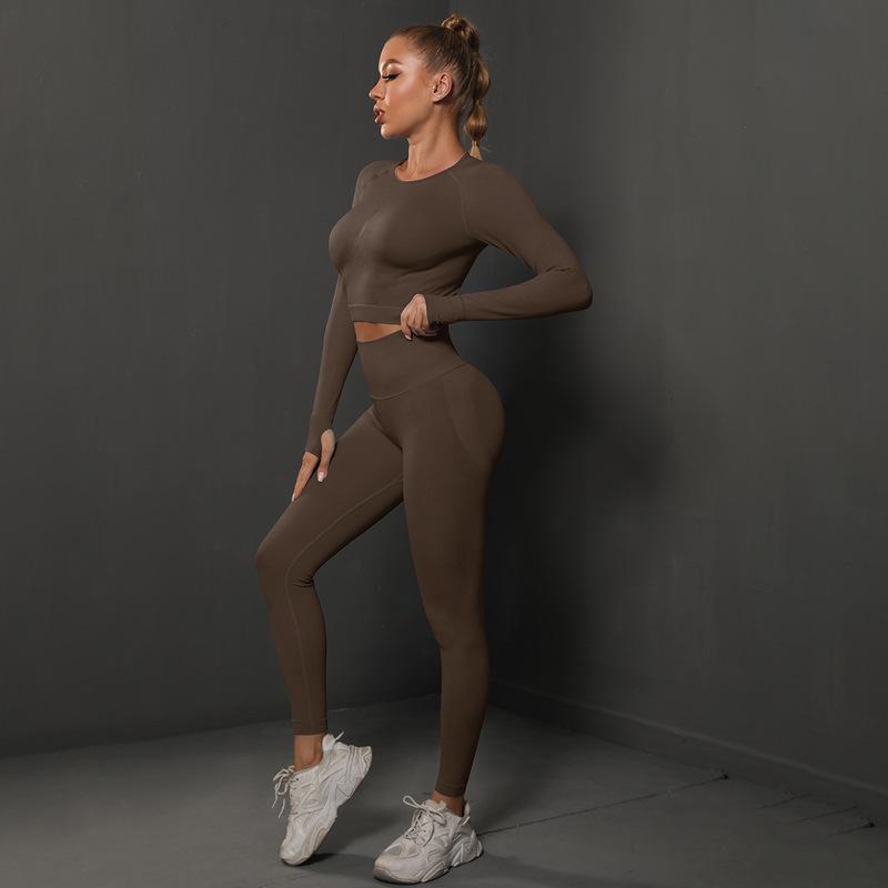 Energy Seamless Yoga Pants with Long Sleeve