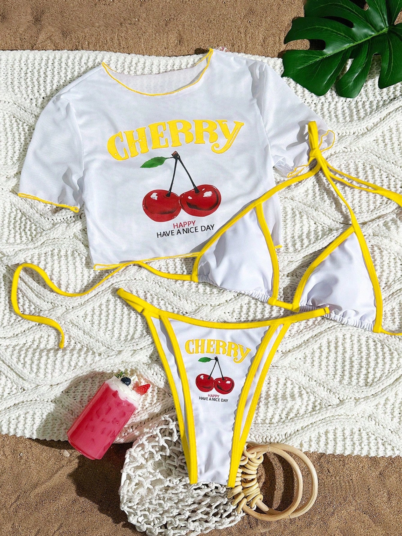 Brazilian Color Block Bikini