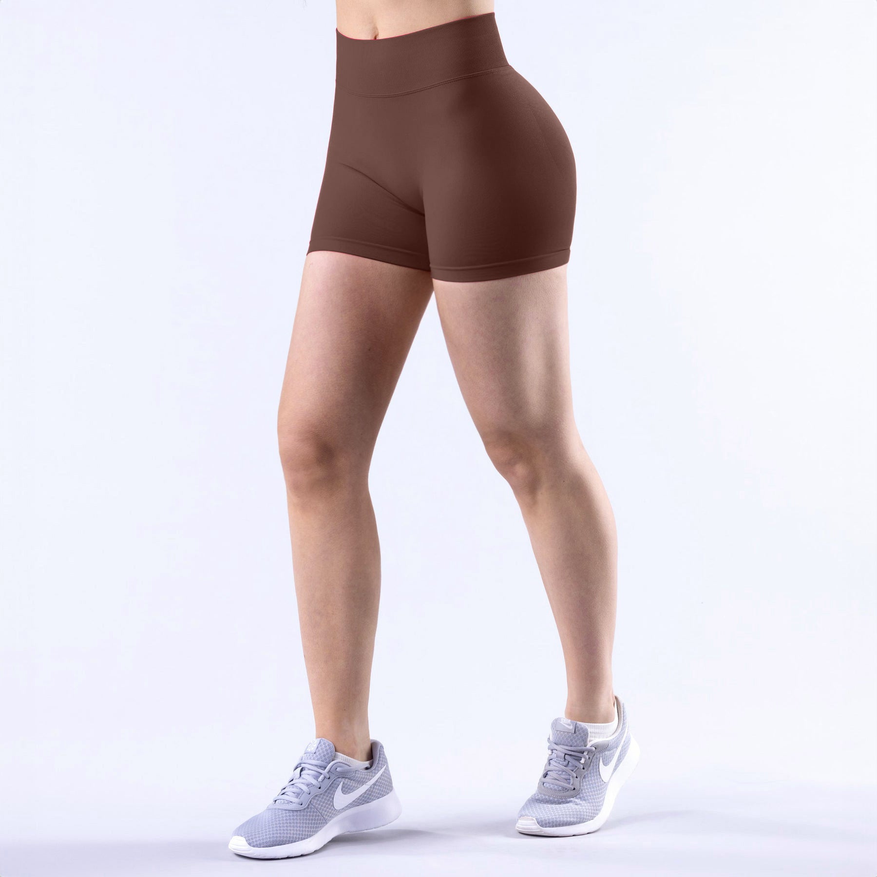 Seamless Low-Waisted Yoga Shorts