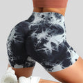 Energy Seamless Tie-Dye High Waist Yoga Fitness Shorts