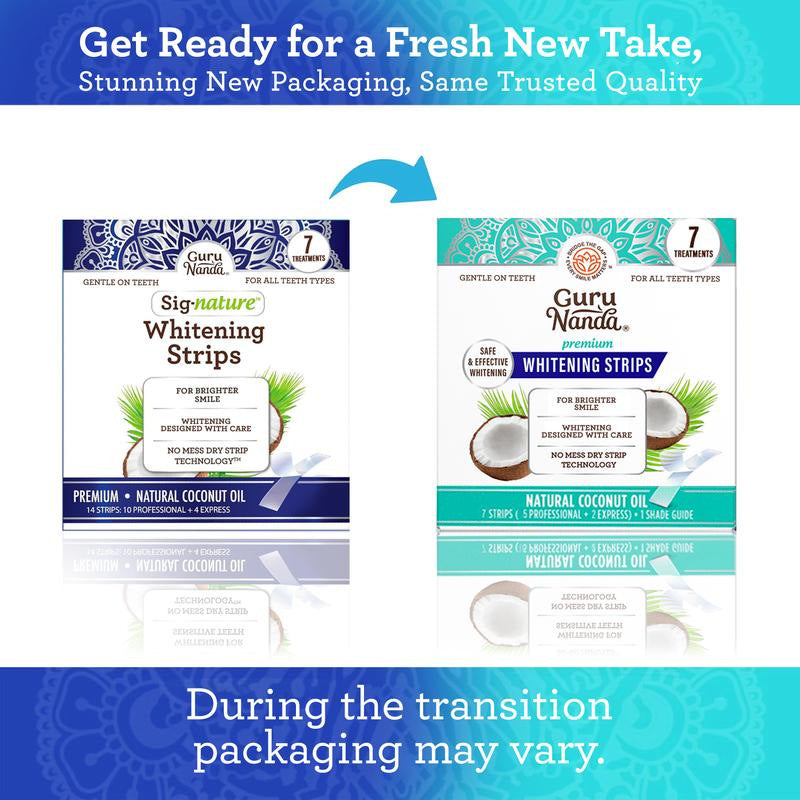 Coconut Oil Teeth Whitening Strips