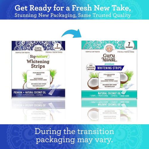 Coconut Oil Teeth Whitening Strips