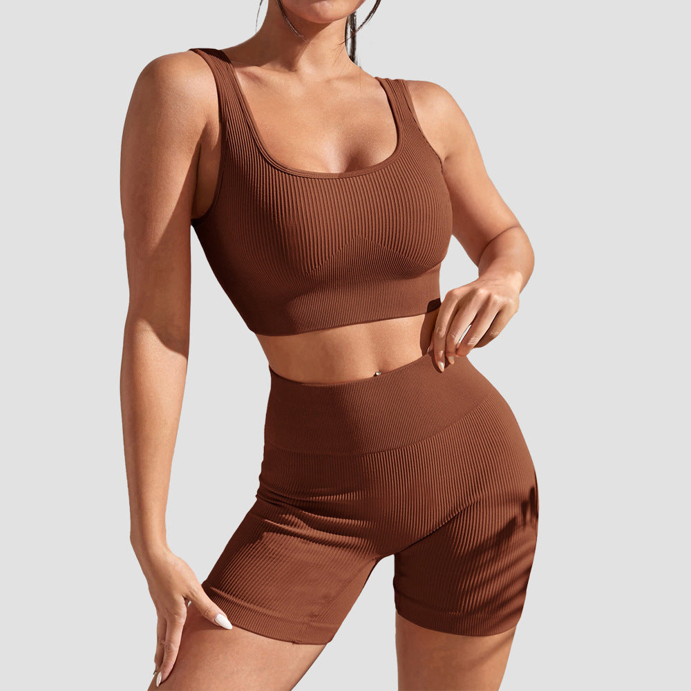 Energy Yoga Sports Set with Built-in Bra