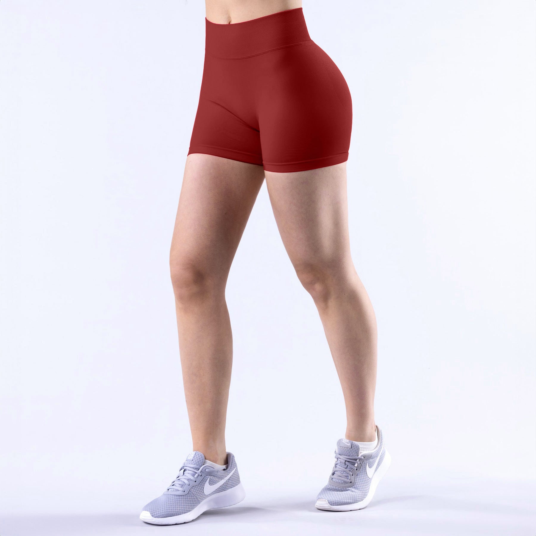 Seamless Low-Waisted Yoga Shorts
