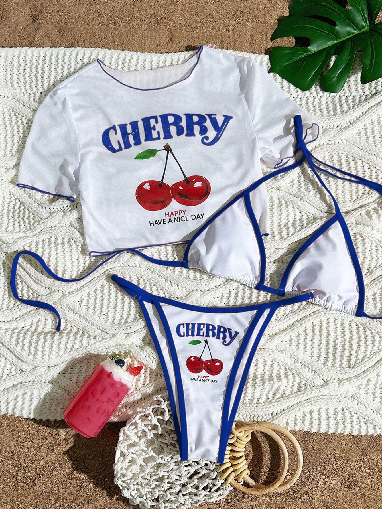 Brazilian Color Block Bikini