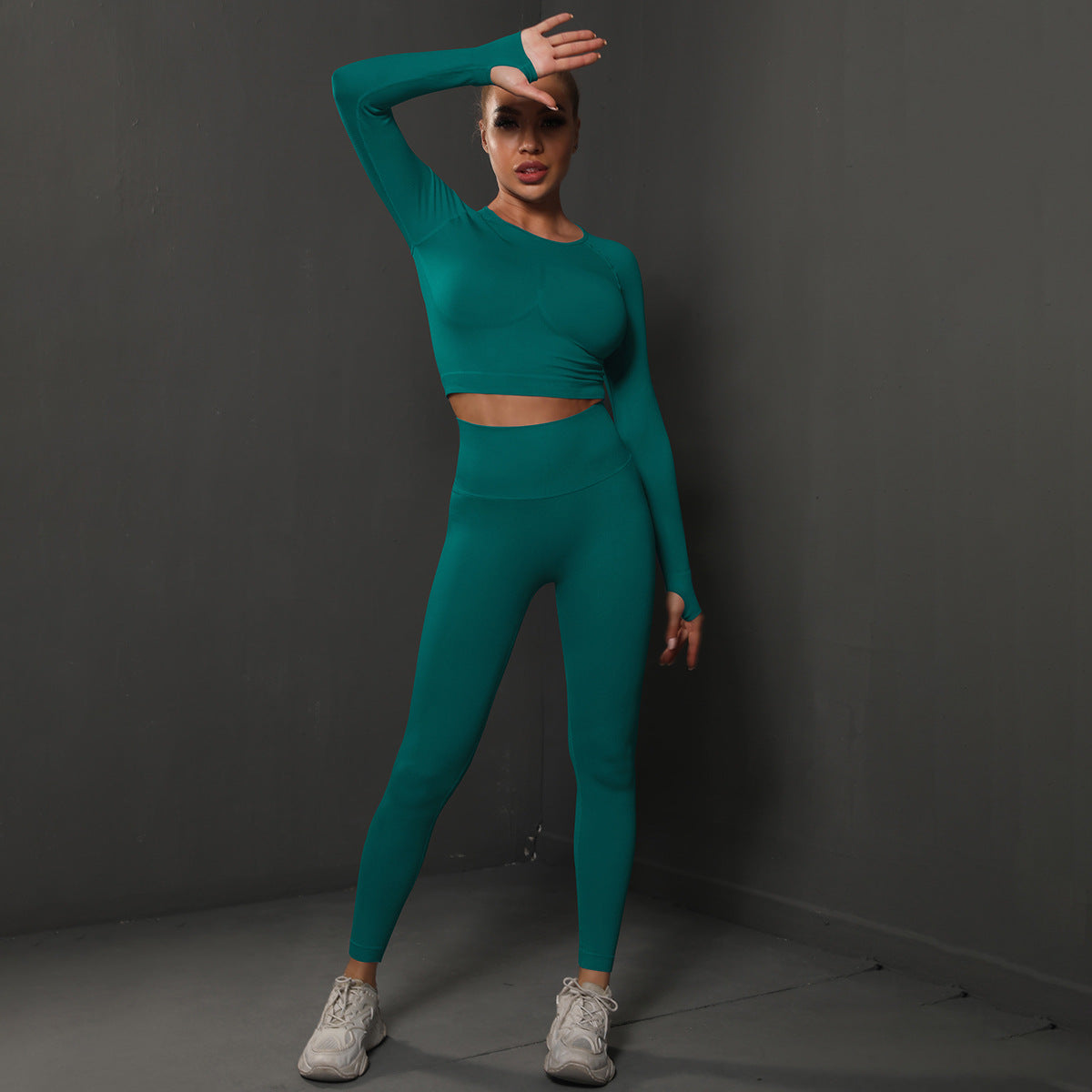 Energy Seamless Yoga Pants with Long Sleeve