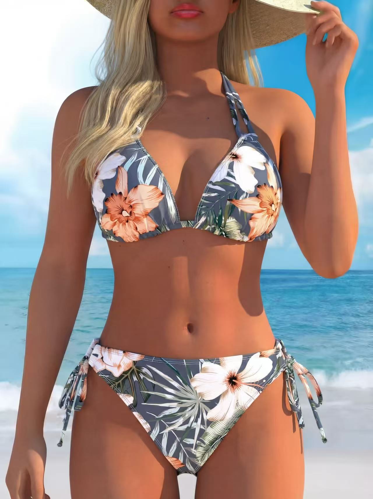 Women's Two-Piece Swimsuit Beach Bikini Set