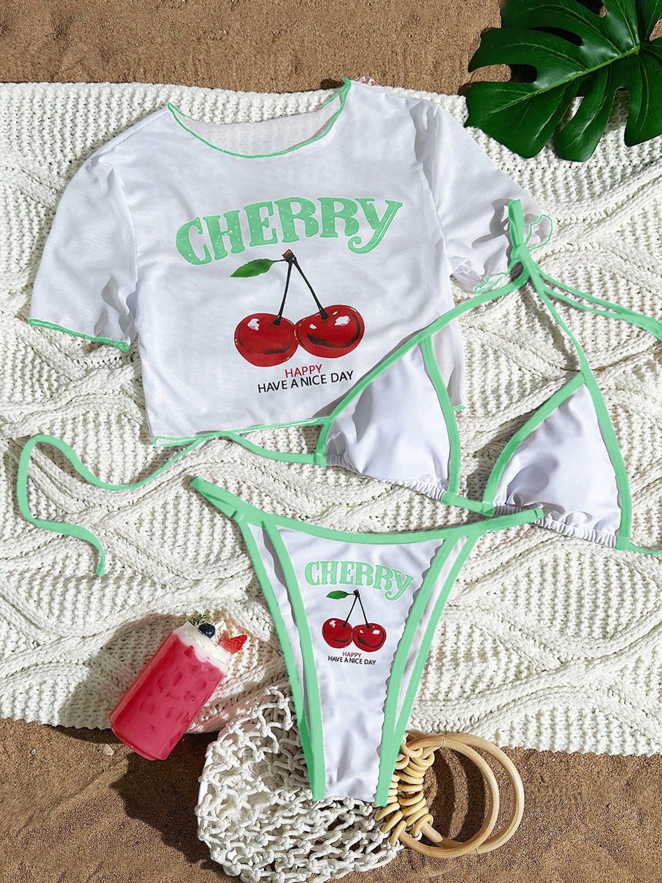 Brazilian Color Block Bikini
