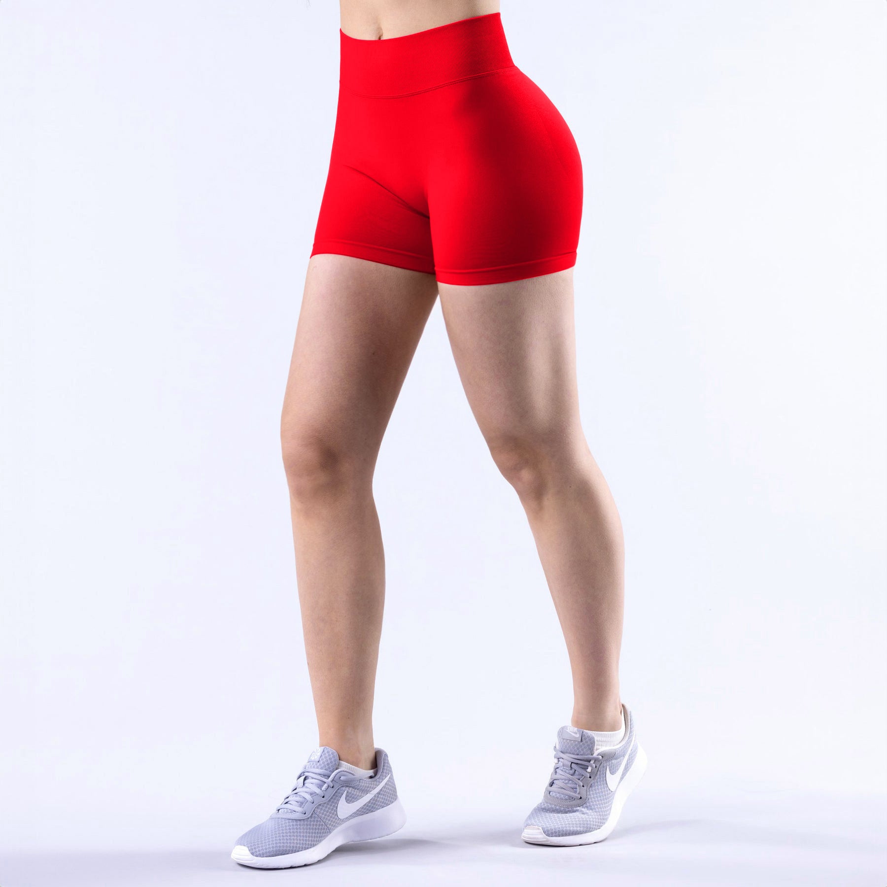 Seamless Low-Waisted Yoga Shorts