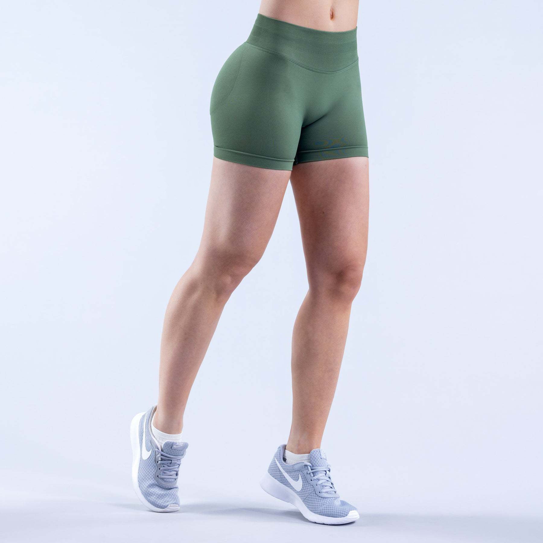 Seamless Low-Waisted Yoga Shorts