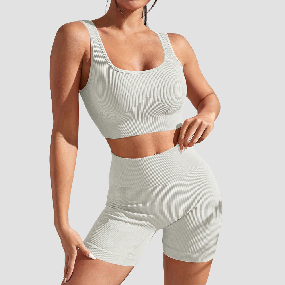 Energy Yoga Sports Set with Built-in Bra