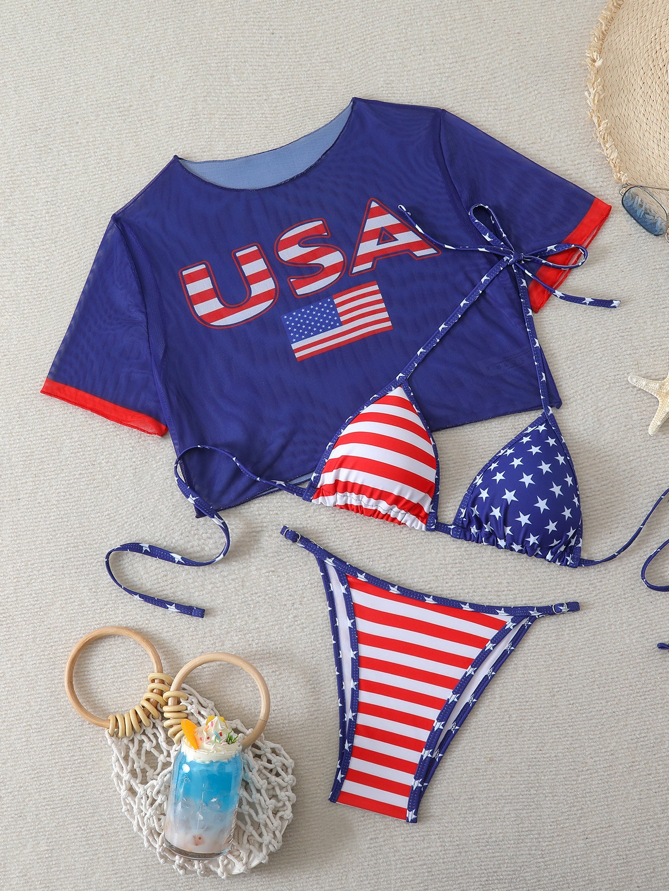Brazilian Color Block Bikini