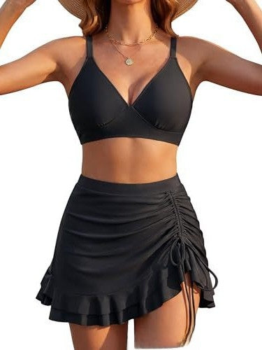 Deep V Backless Bikini Swimsuit