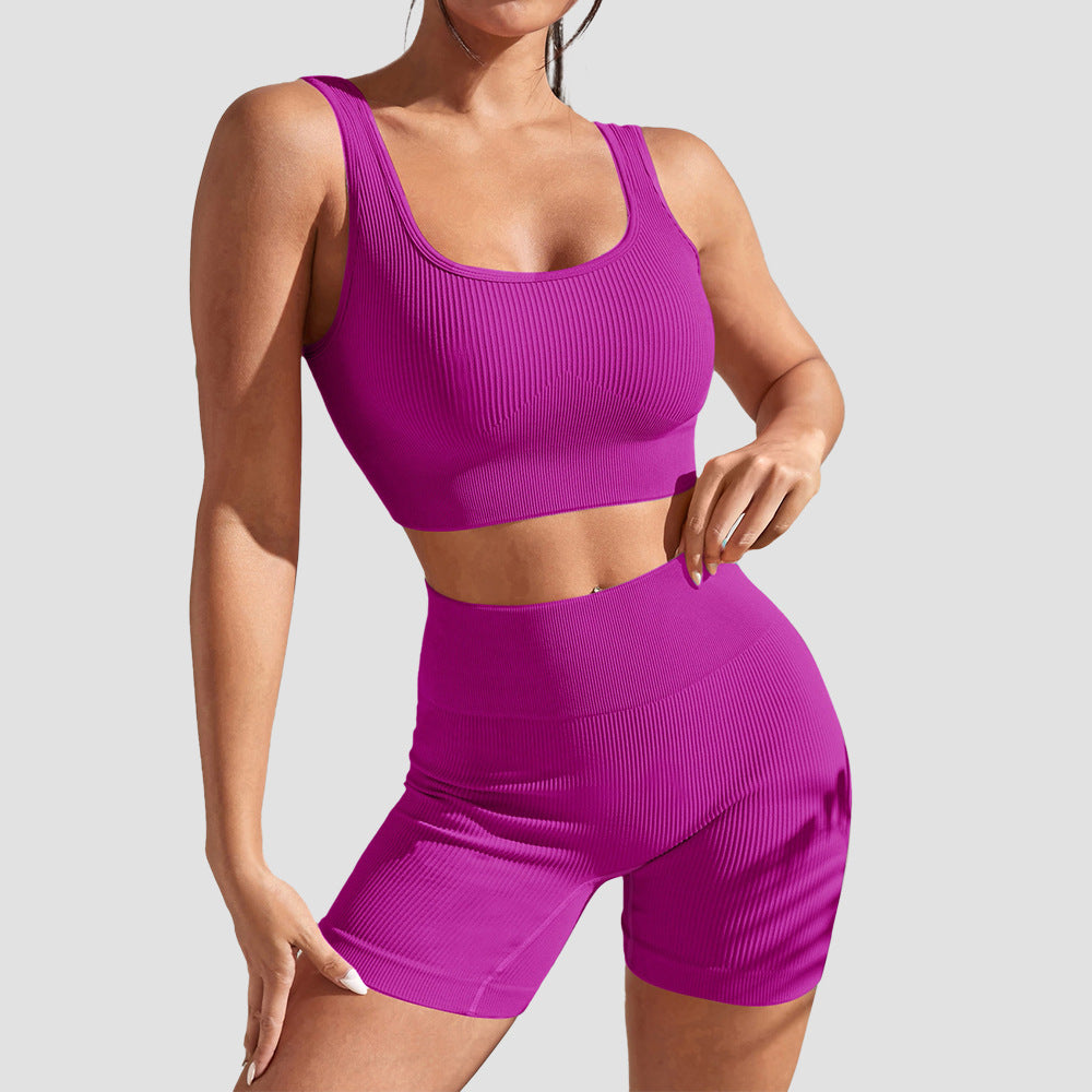 Energy Yoga Sports Set with Built-in Bra