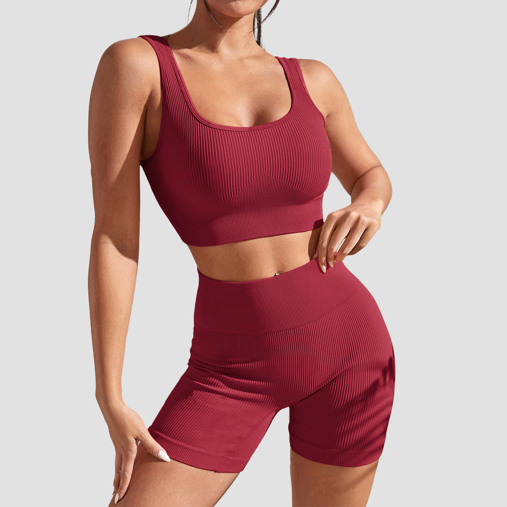 Energy Yoga Sports Set with Built-in Bra