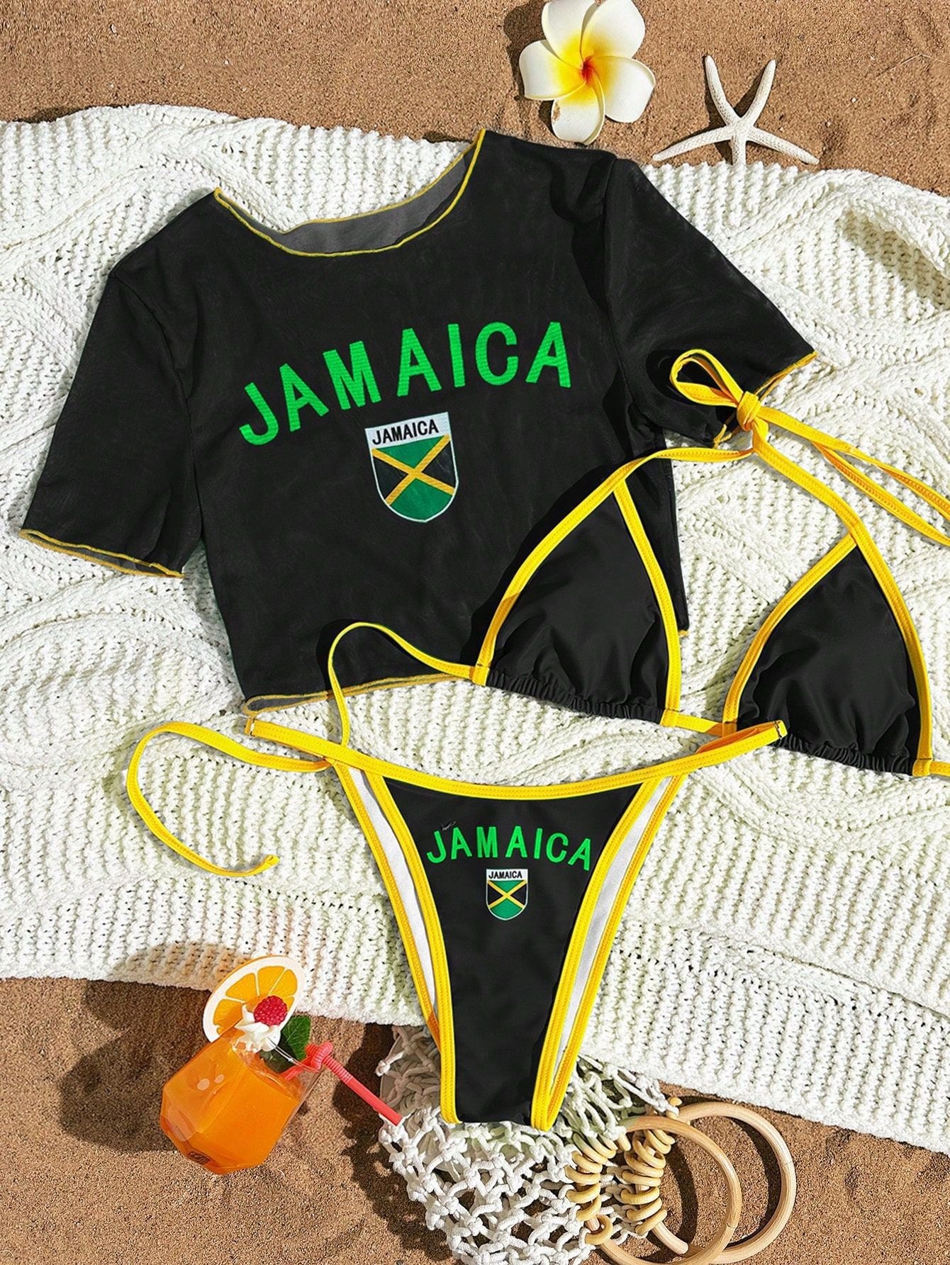 Brazilian Color Block Bikini
