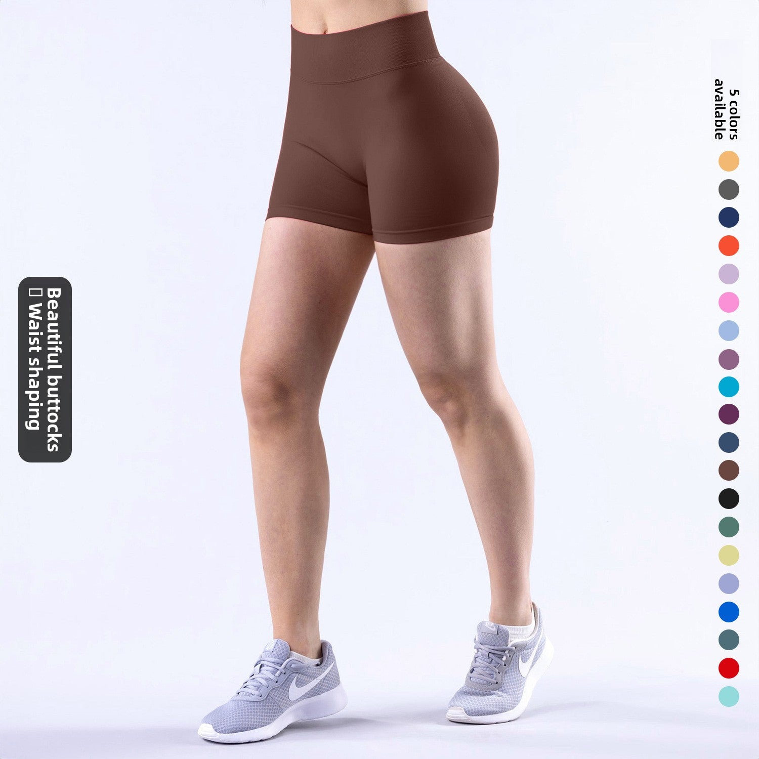 Seamless Low-Waisted Yoga Shorts