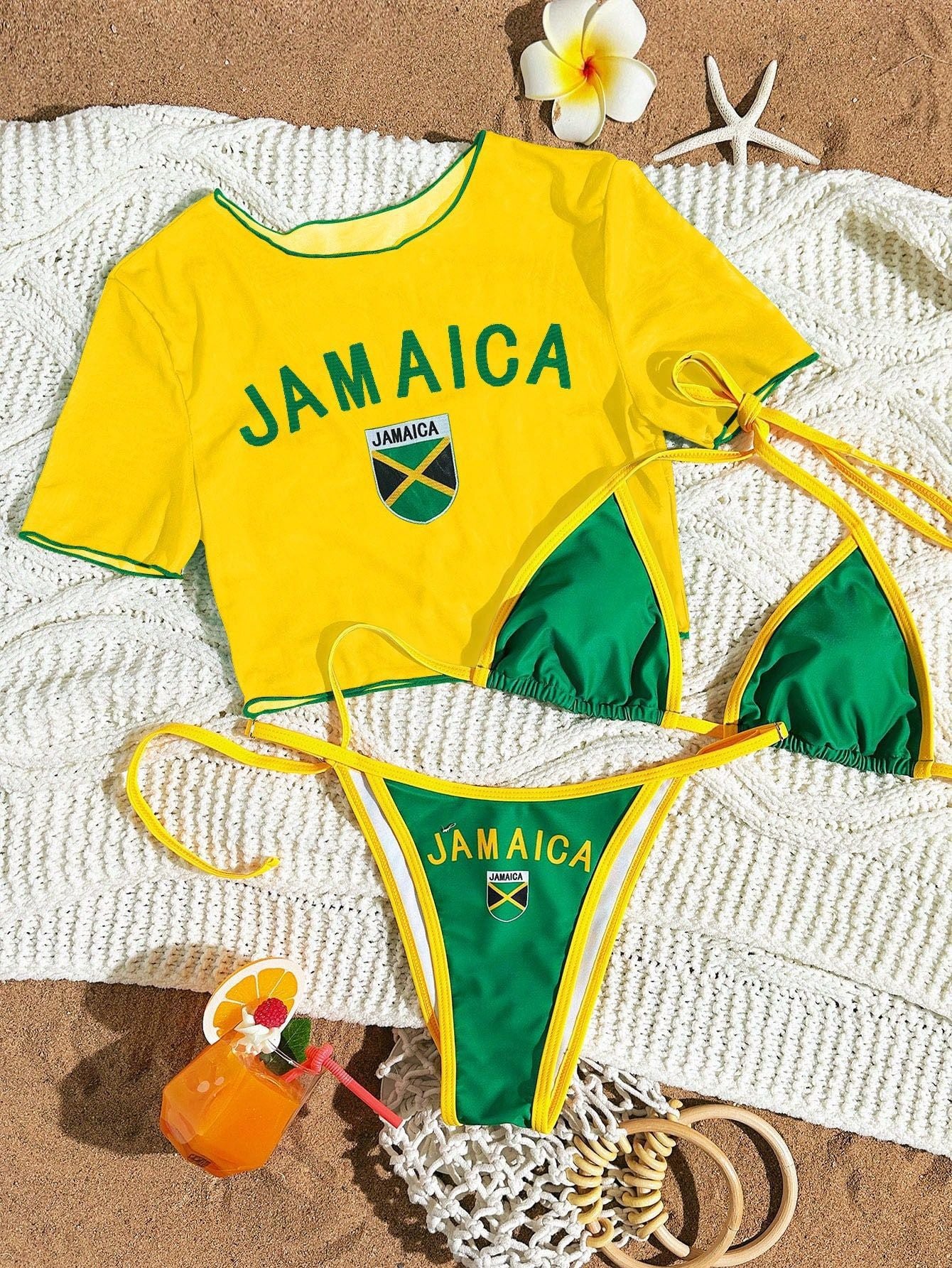Brazilian Color Block Bikini