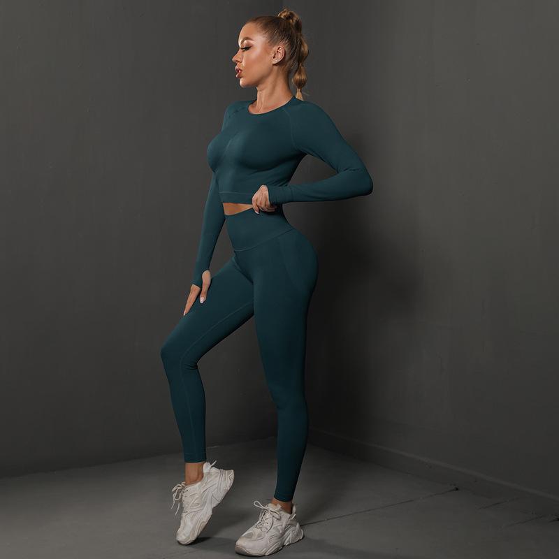 Energy Seamless Yoga Pants with Long Sleeve