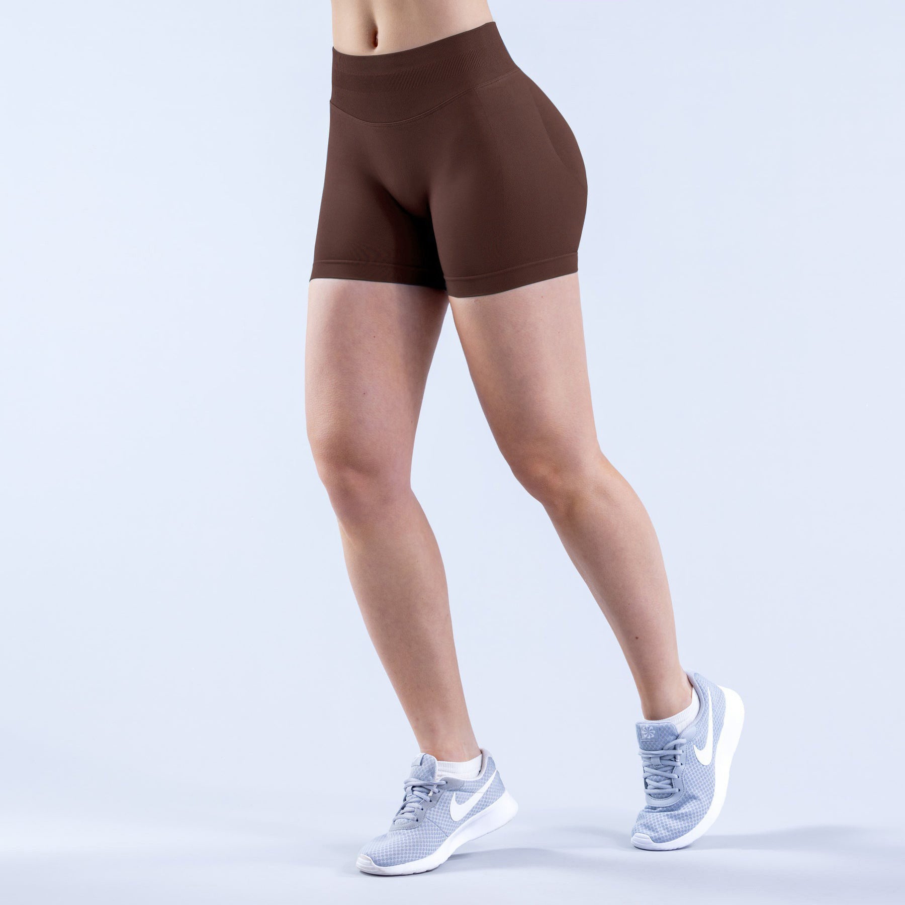 Seamless Low-Waisted Yoga Shorts