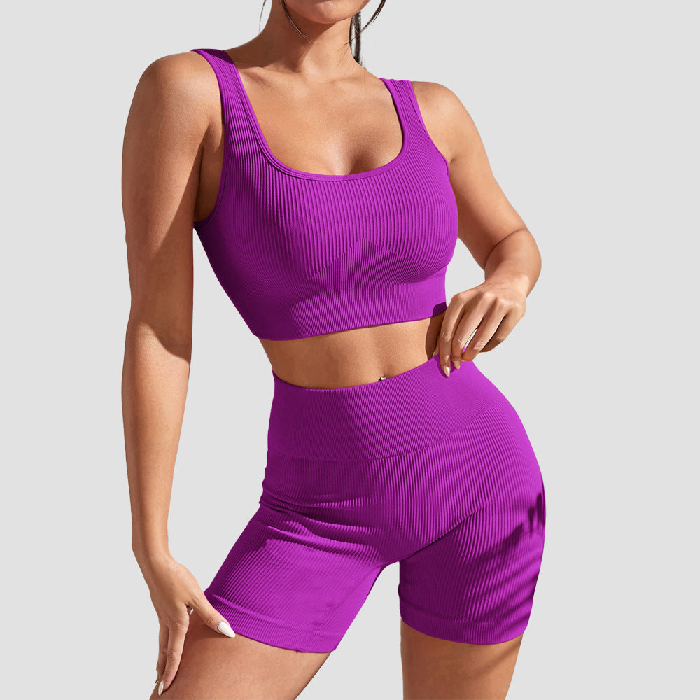 Energy Yoga Sports Set with Built-in Bra