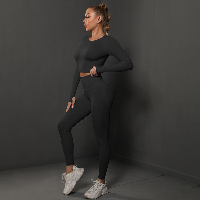 Energy Seamless Yoga Pants with Long Sleeve