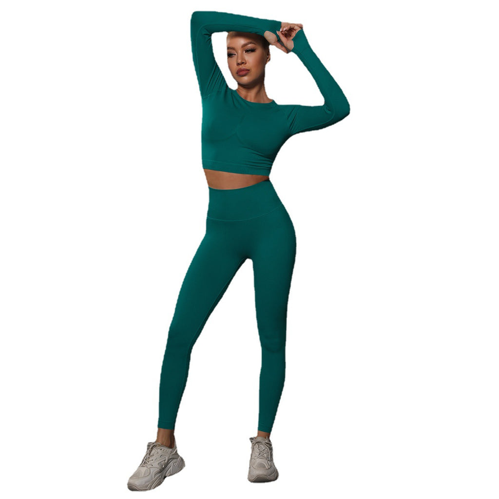 Energy Seamless Yoga Pants with Long Sleeve