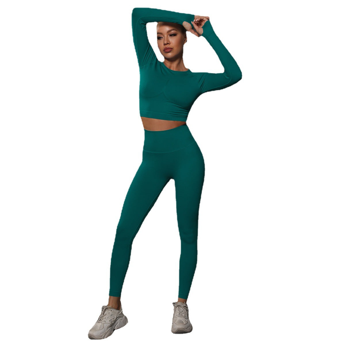 Energy Seamless Yoga Pants with Long Sleeve