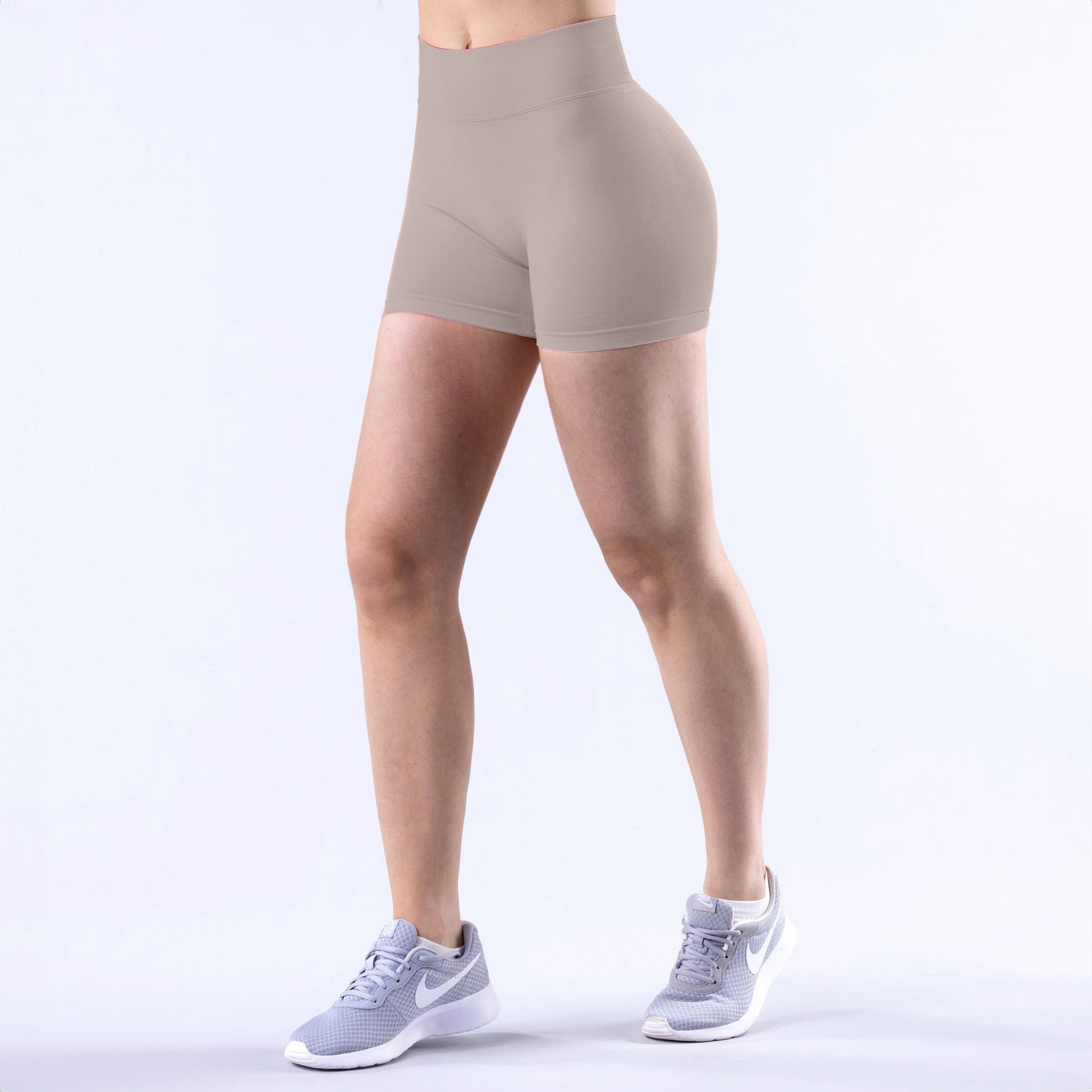 Seamless Low-Waisted Yoga Shorts