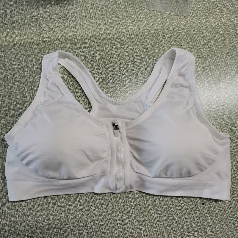 Energy Front Zipper Sports Bra